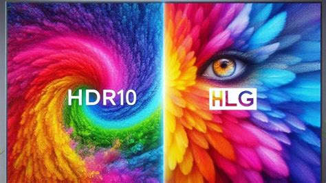 Infographic die de voordelen van verschillende HDR-formaten (Dolby Vision, HDR10+, HLG) uitlegt.