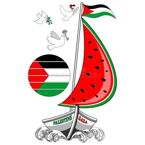 Illustratie van een boot die in 1939 naar Palestina vaart