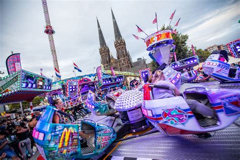 Schema met de verschillende pleinen en de maatregelen op de Tilburgse Kermis